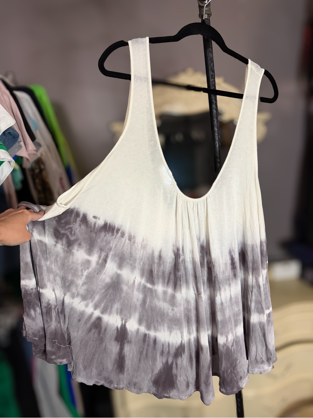 Free People Sebastian tie-dye tank top